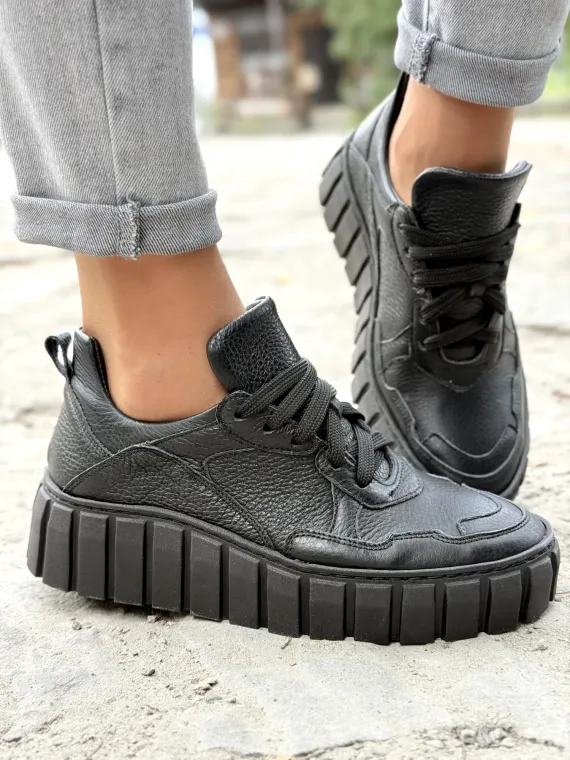 Sneakersy damskie OLEKSY ze skóry naturalnej Polskiej produkcji