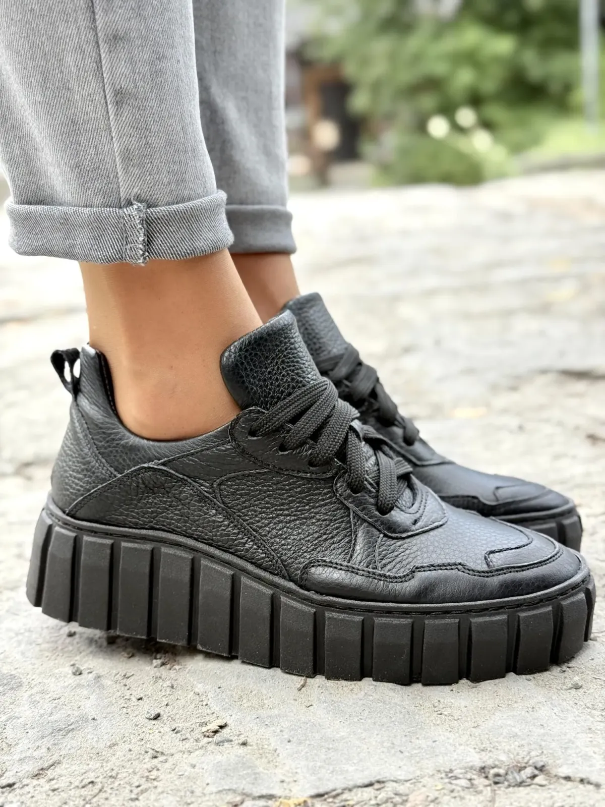 Sneakersy damskie OLEKSY ze skóry naturalnej Polskiej produkcji