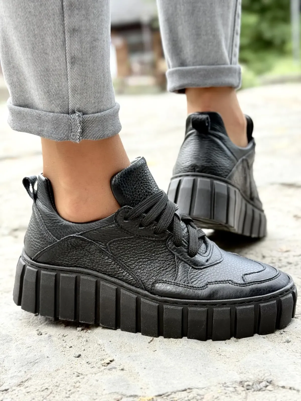 Sneakersy damskie OLEKSY ze skóry naturalnej Polskiej produkcji