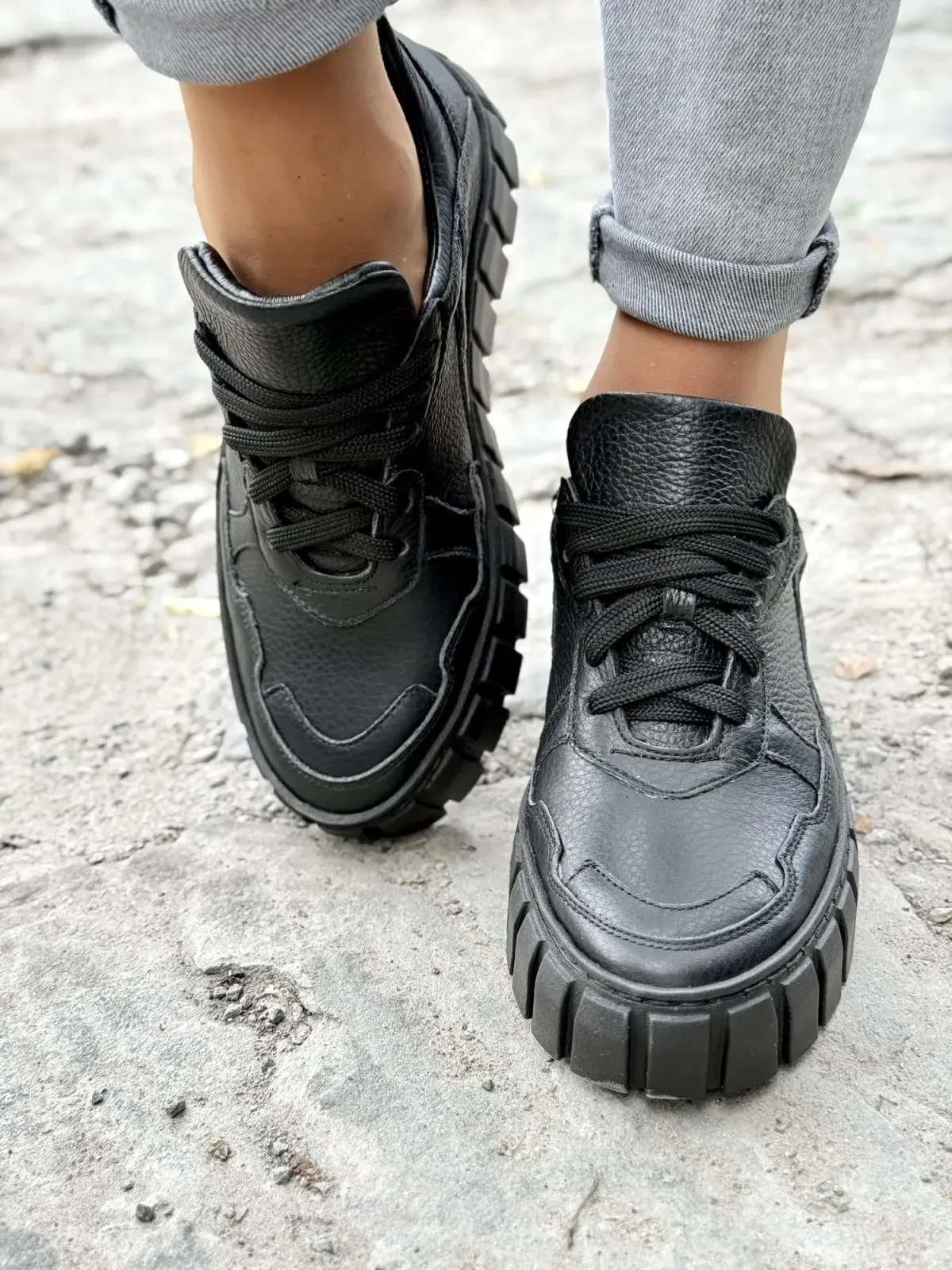 Sneakersy damskie OLEKSY ze skóry naturalnej Polskiej produkcji