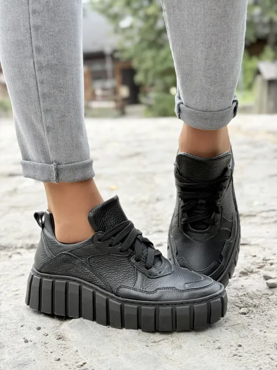 Sneakersy damskie OLEKSY ze skóry naturalnej Polskiej produkcji