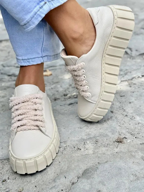 Sneakersy damskie OLEKSY ze skóry naturalnej Polskiej produkcji