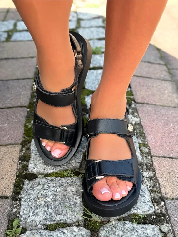 Sandałki damskie OLEKSY ze skóry naturalnej Polskiej produkcji