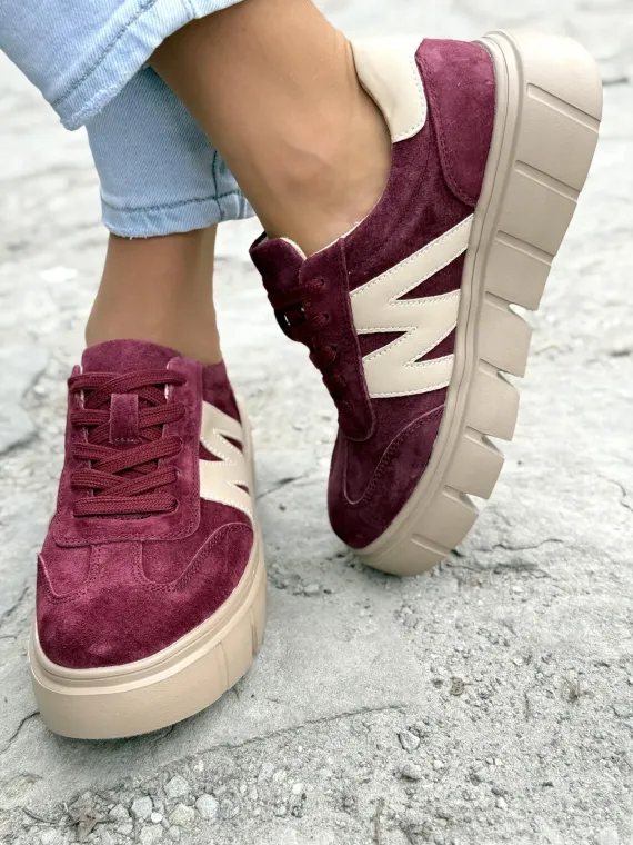 Sneakersy damskie ze skóry naturalnej