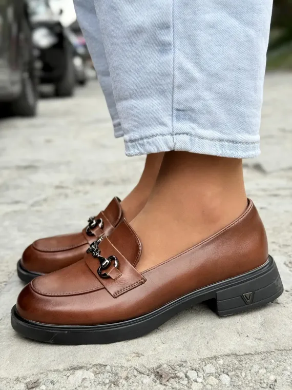 Mokasyny damskie ze skóry naturalnej