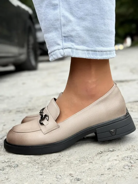 Mokasyny damskie ze skóry naturalnej