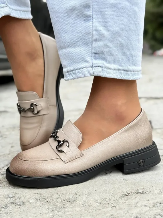 Mokasyny damskie ze skóry naturalnej