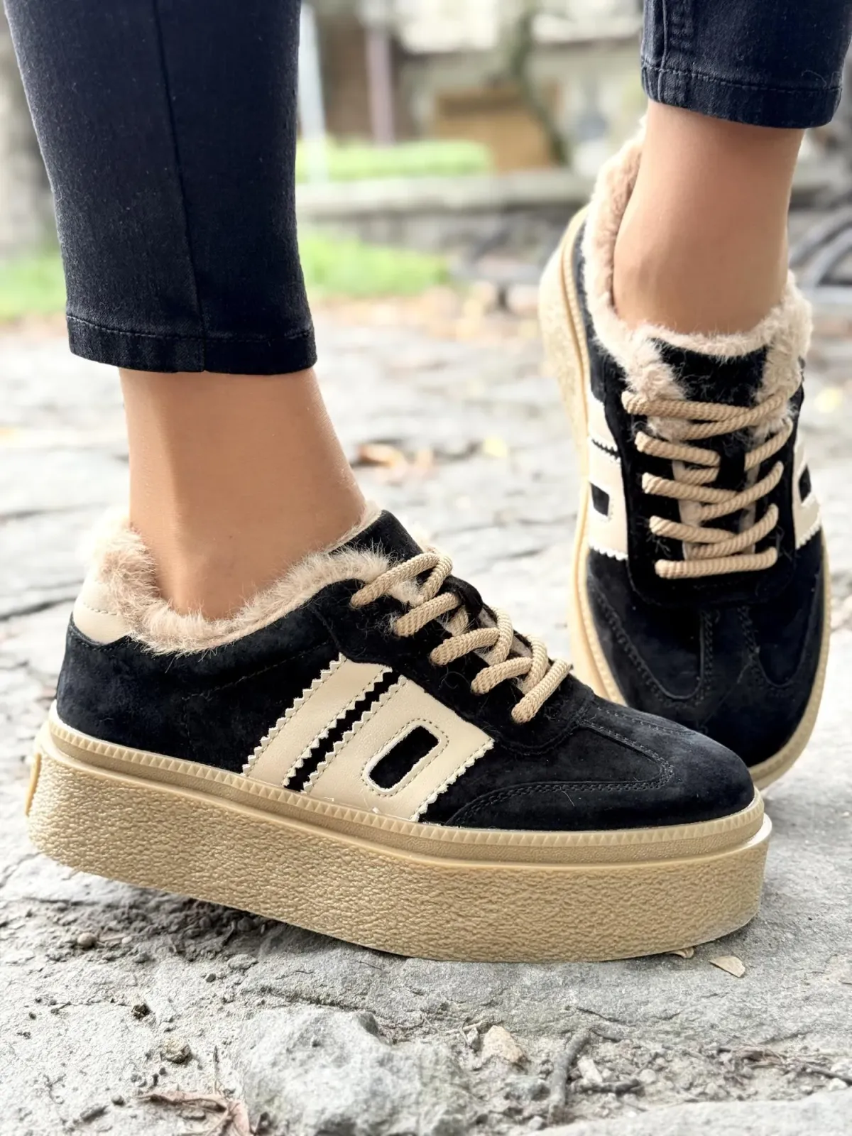 Sneakersy damskie ze skóry naturalnej