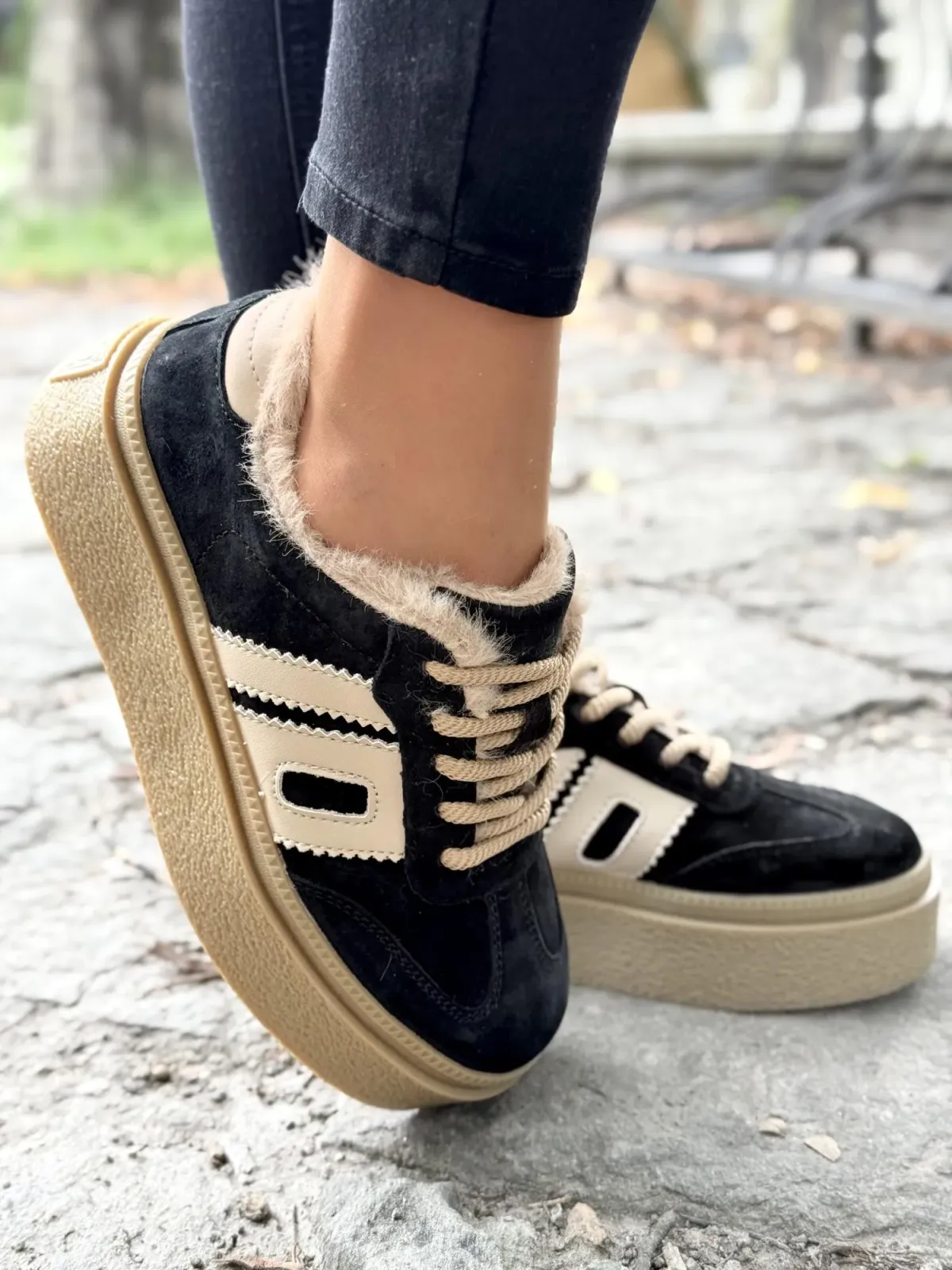 Sneakersy damskie ze skóry naturalnej