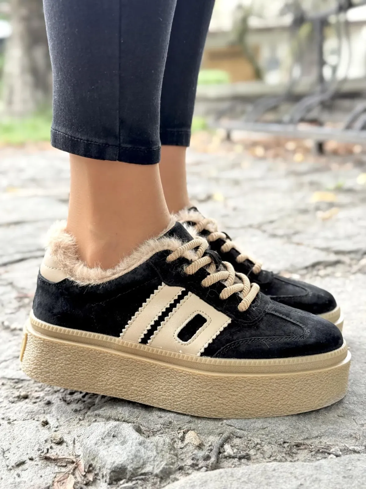 Sneakersy damskie ze skóry naturalnej