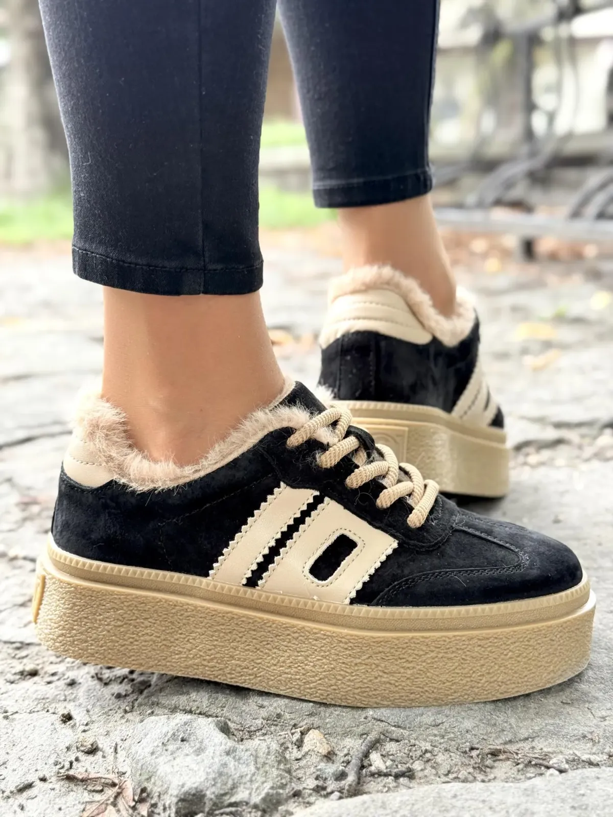 Sneakersy damskie ze skóry naturalnej