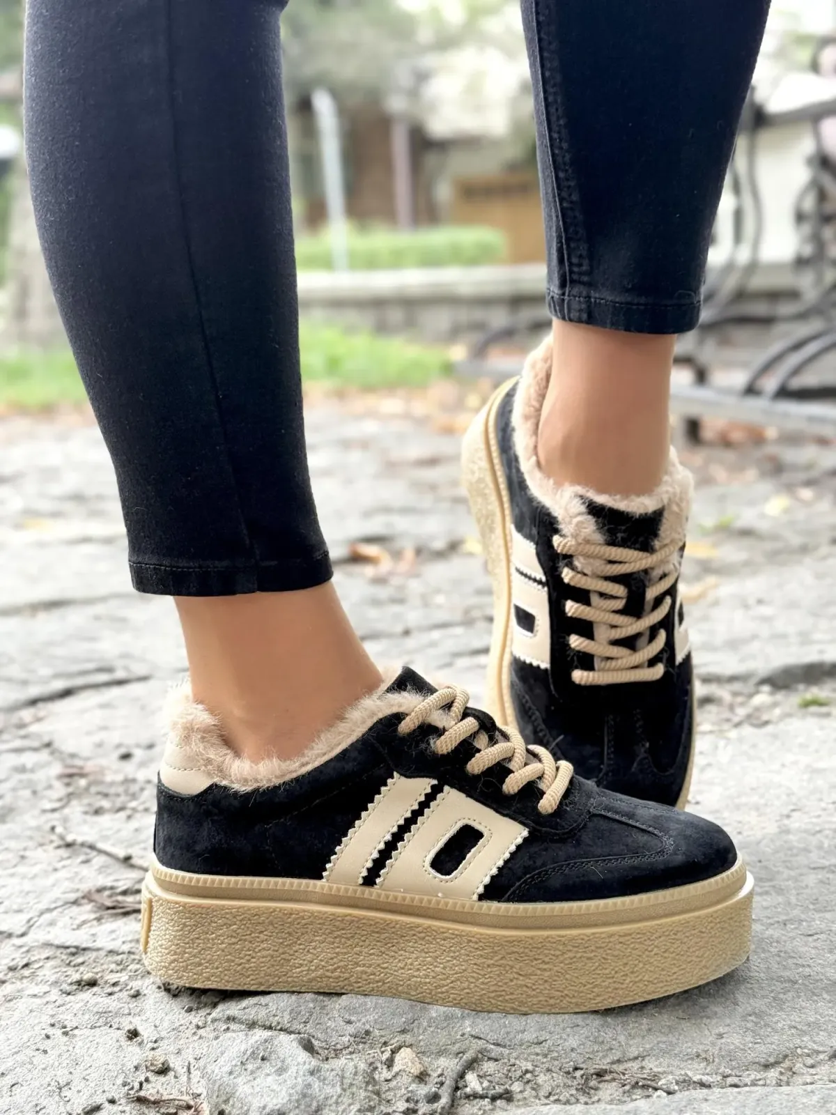 Sneakersy damskie ze skóry naturalnej