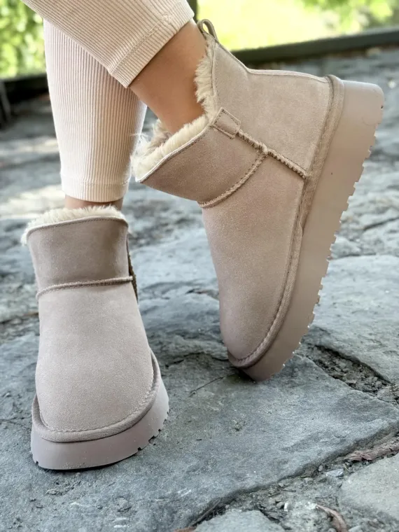 Modne śniegowce ze skóry naturalnej