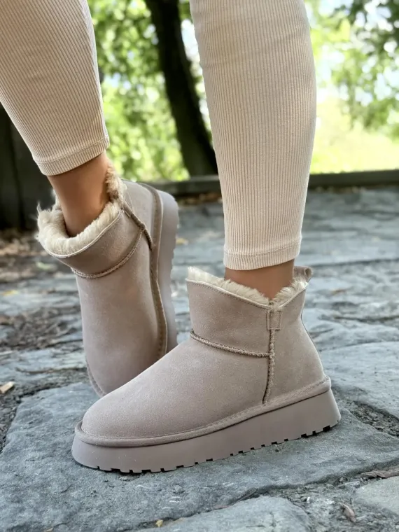 Modne śniegowce ze skóry naturalnej