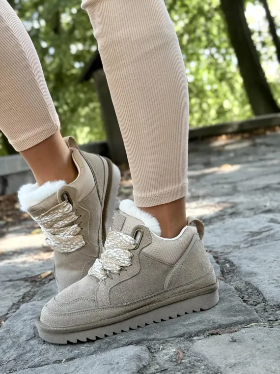 Modne śniegowce ze skóry naturalnej