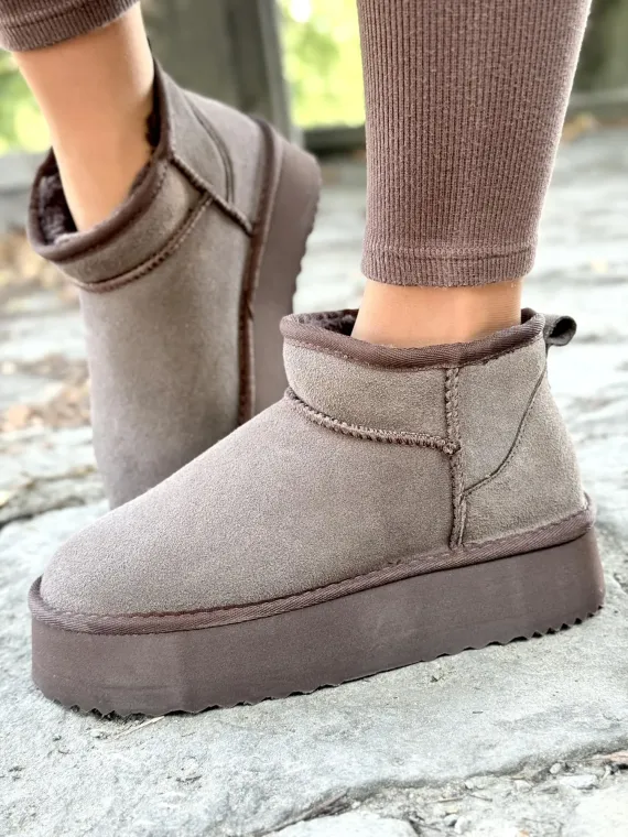 Modne śniegowce ze skóry naturalnej