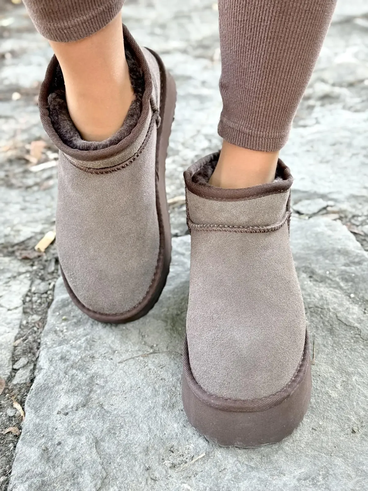 Modne śniegowce ze skóry naturalnej