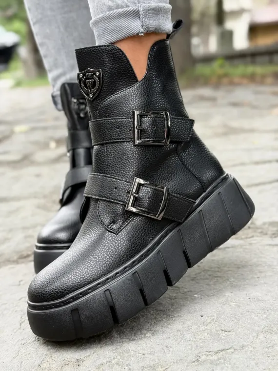 Botki damskie ze skóry naturalnej OLEKSY