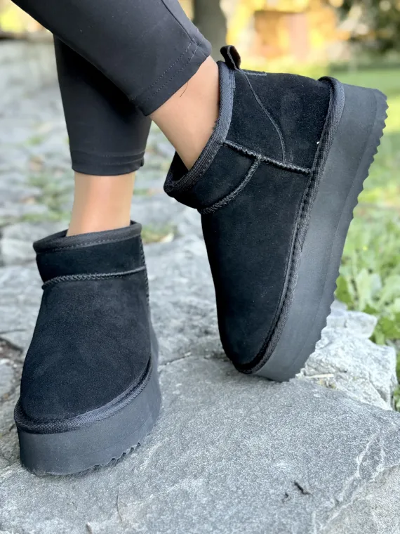 Śniegowce damskie ze skóry naturalnej