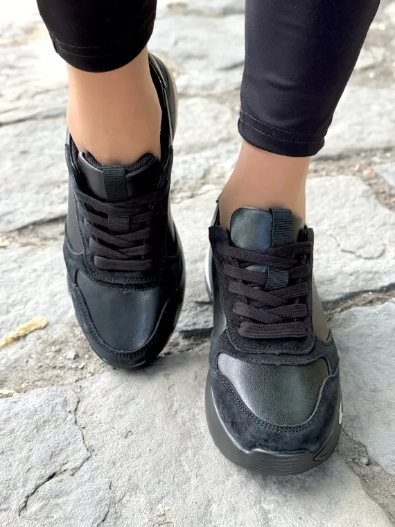 Sneakersy damskie ze skóry naturalnej