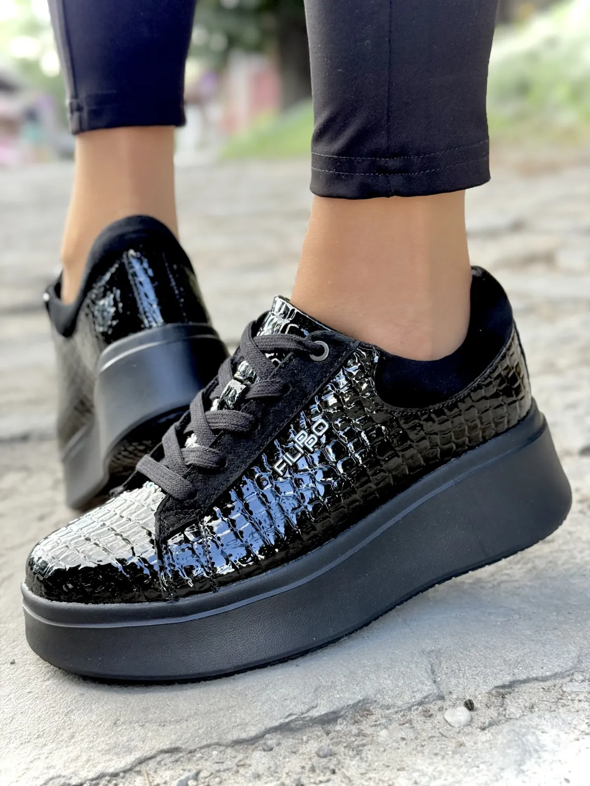 Sneakersy damskie ze skóry naturalnej