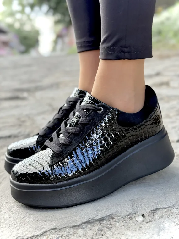 Sneakersy damskie ze skóry naturalnej