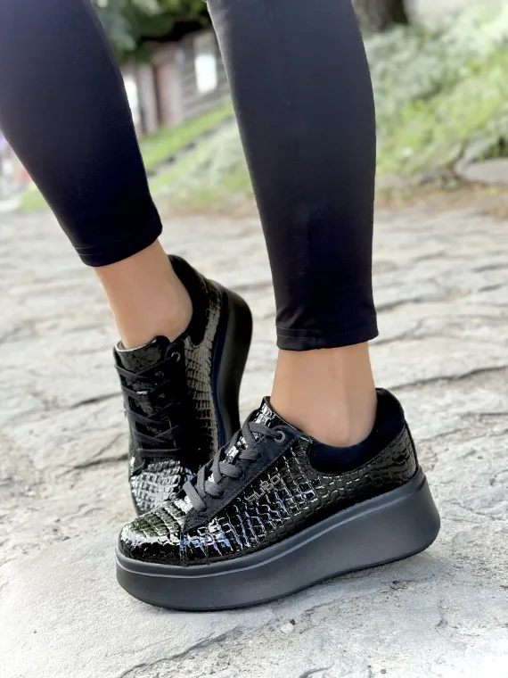 Sneakersy damskie ze skóry naturalnej