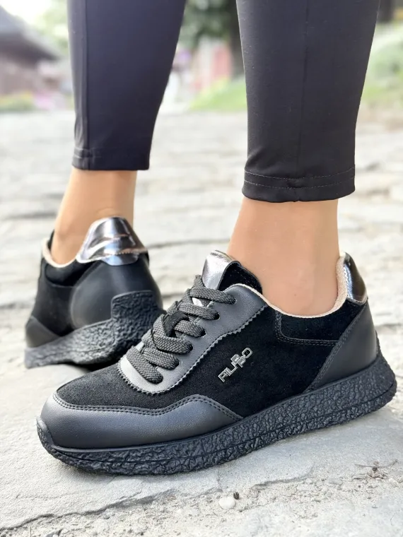 Sneakersy damskie ze skóry naturalnej