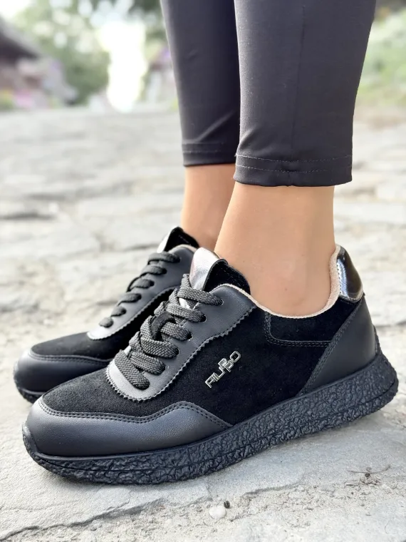 Sneakersy damskie ze skóry naturalnej