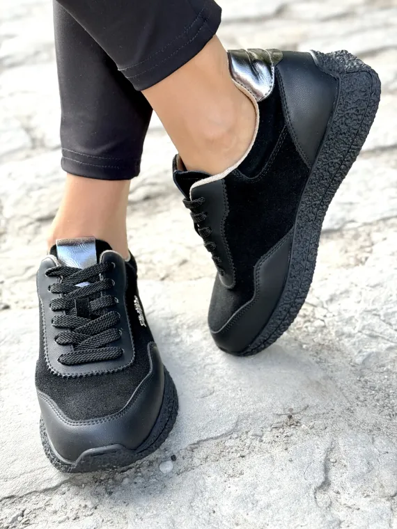 Sneakersy damskie ze skóry naturalnej