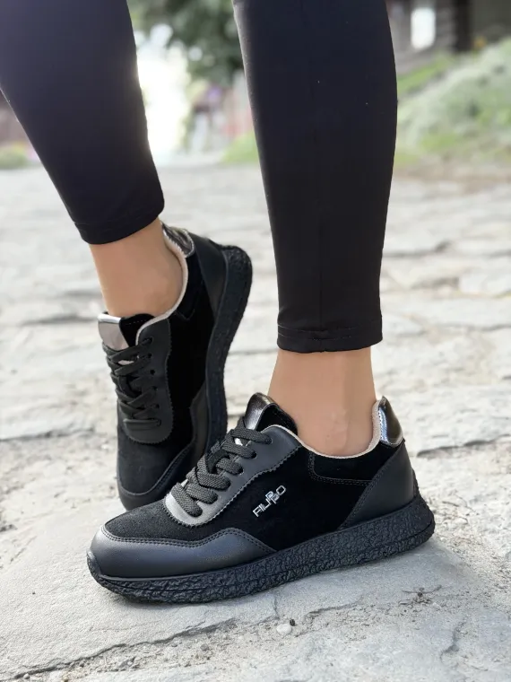 Sneakersy damskie ze skóry naturalnej