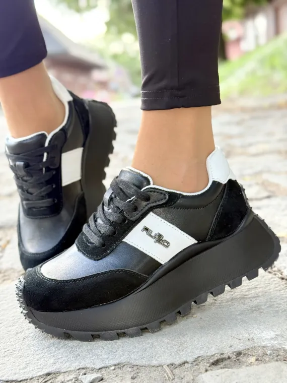 Sneakersy damskie ze skóry naturalnej