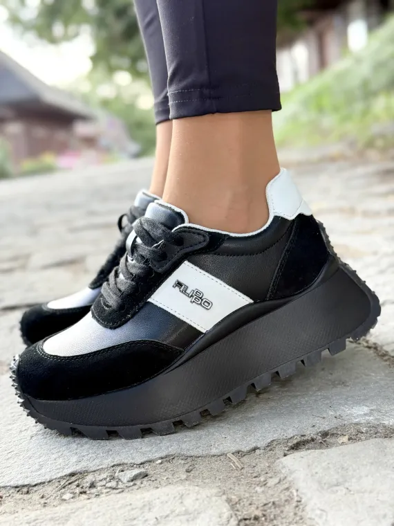 Sneakersy damskie ze skóry naturalnej