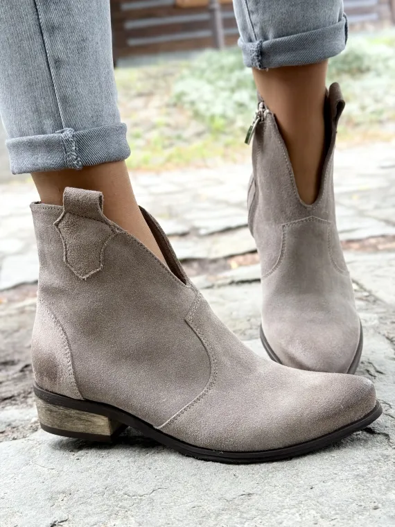 Kowbojki OLEKSY ze skóry naturalnej Polskiej produkcji