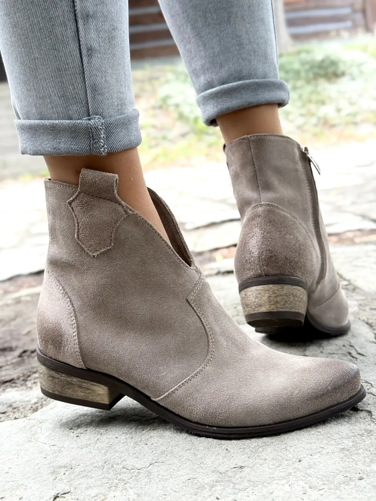 Kowbojki OLEKSY ze skóry naturalnej Polskiej produkcji