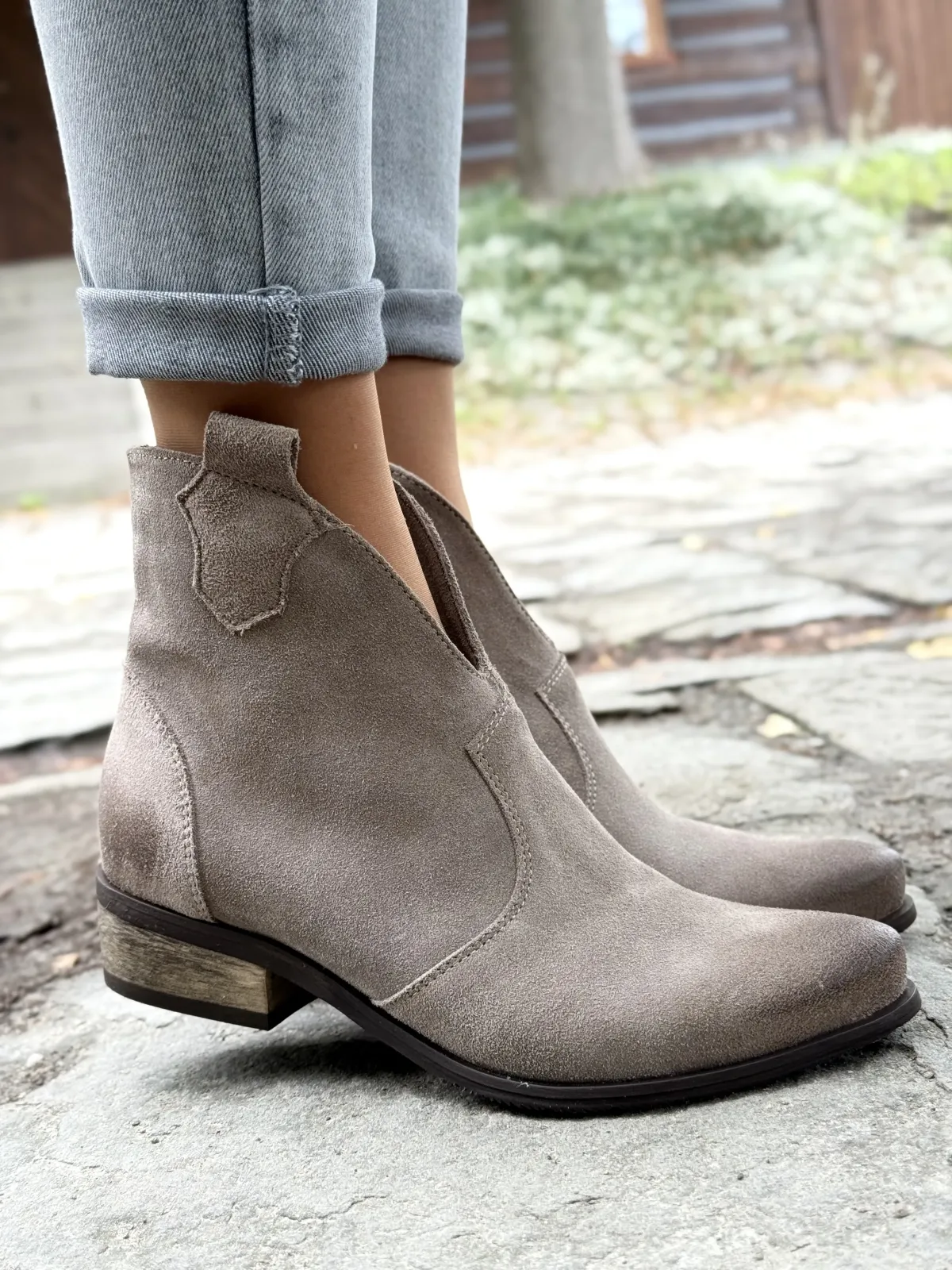 Kowbojki OLEKSY ze skóry naturalnej Polskiej produkcji