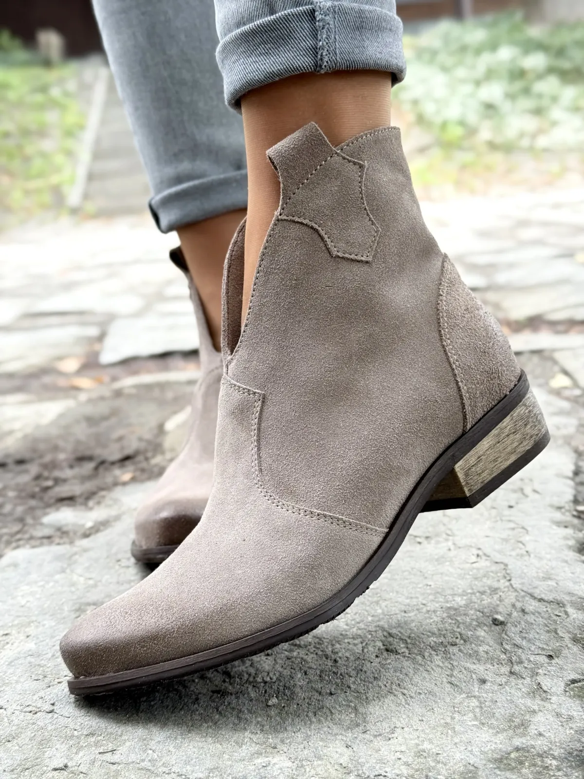 Kowbojki OLEKSY ze skóry naturalnej Polskiej produkcji