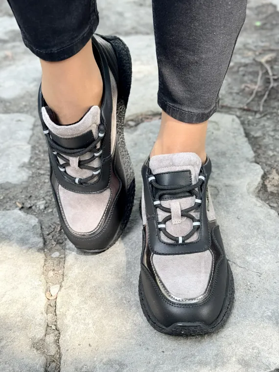 Damskie Sneakersy ze 100% Skóry Naturalnej