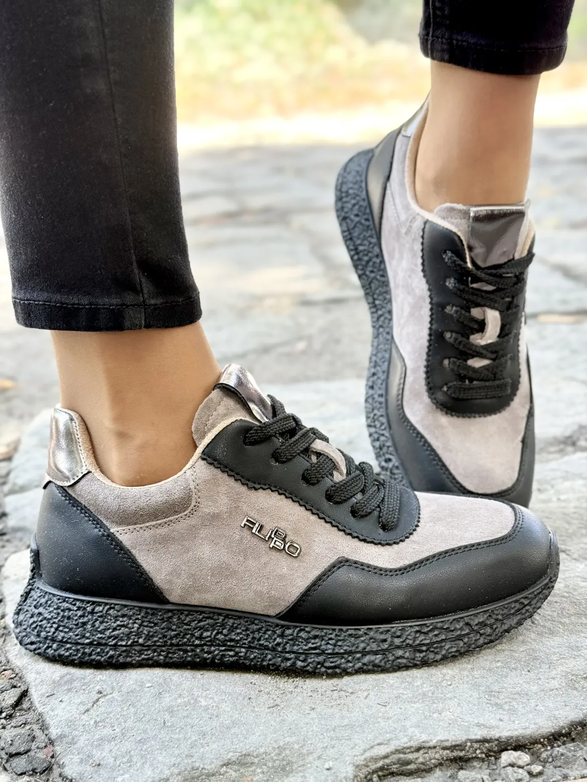 Damskie Sneakersy ze 100% Skóry Naturalnej