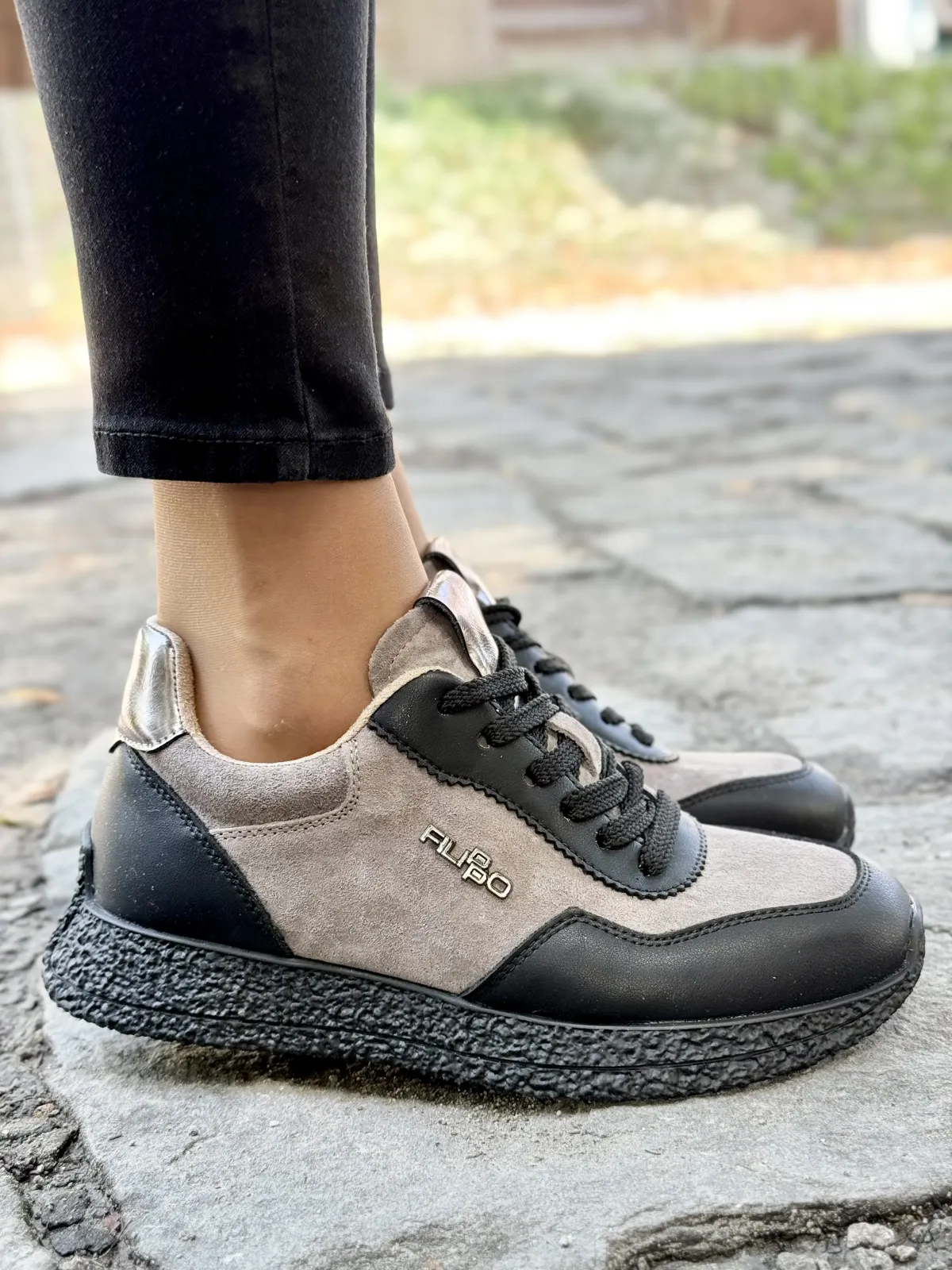 Damskie Sneakersy ze 100% Skóry Naturalnej