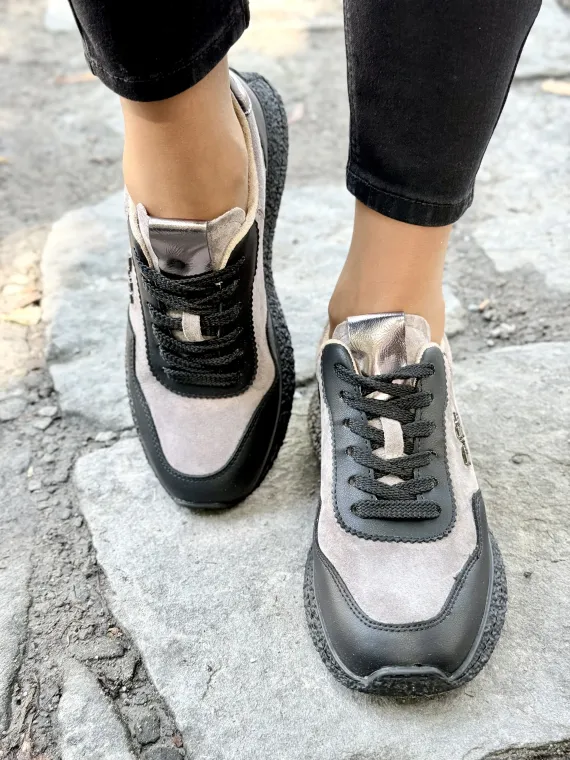 Damskie Sneakersy ze 100% Skóry Naturalnej