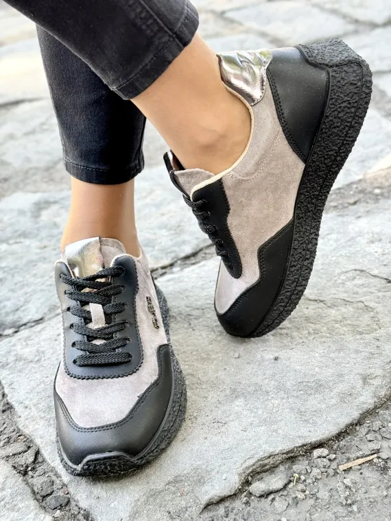 Damskie Sneakersy ze 100% Skóry Naturalnej