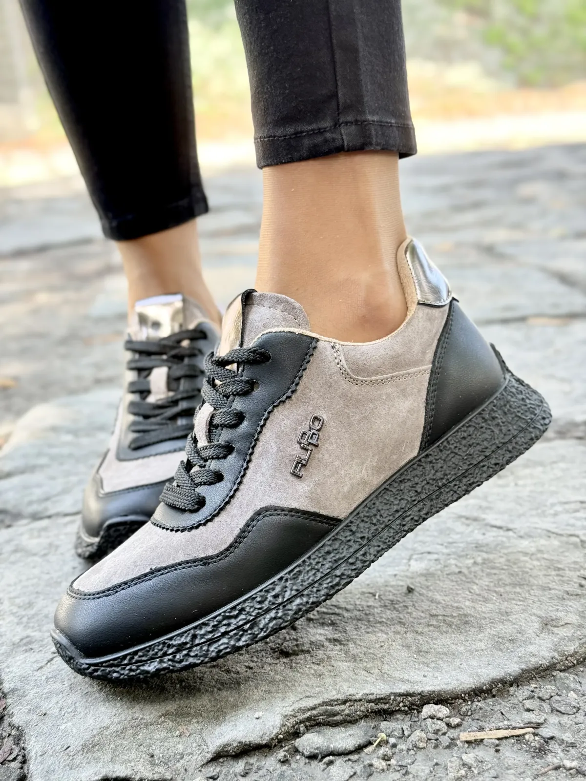 Damskie Sneakersy ze 100% Skóry Naturalnej