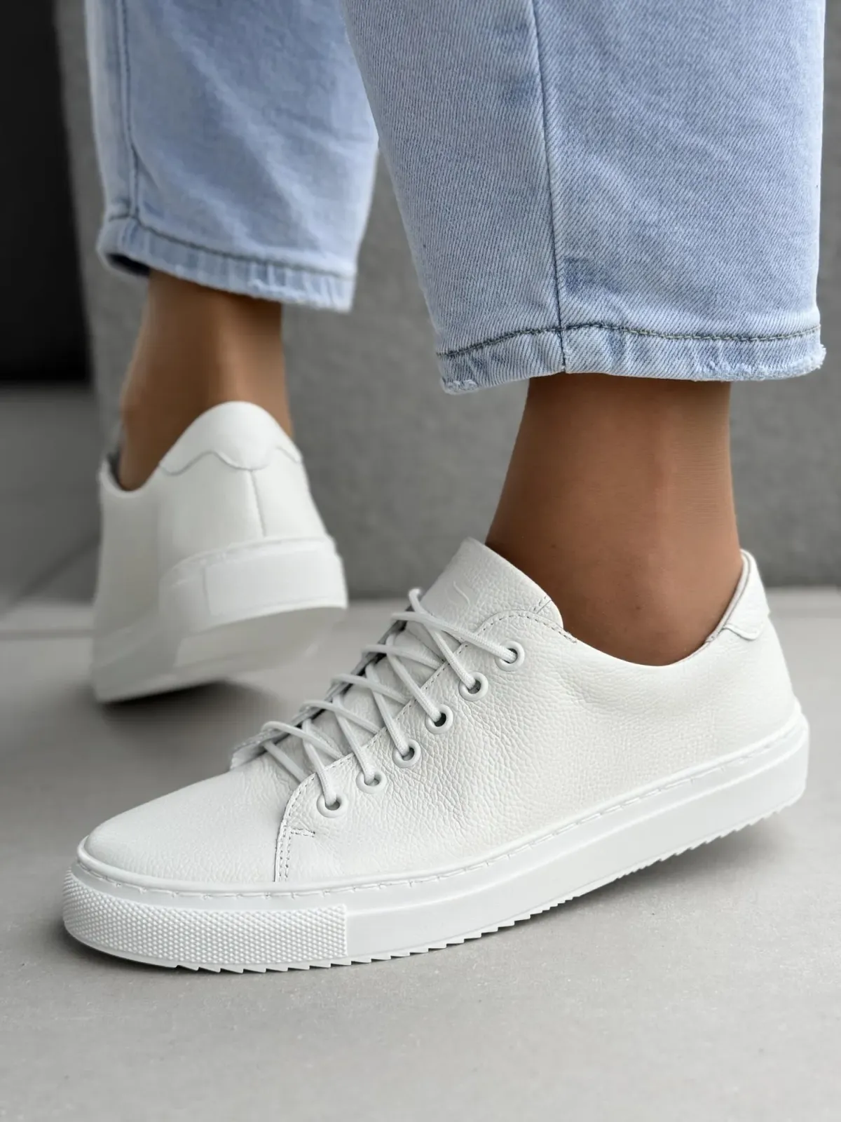 Sneakersy damskie OLEKSY ze skóry naturalnej Polskiej produkcji