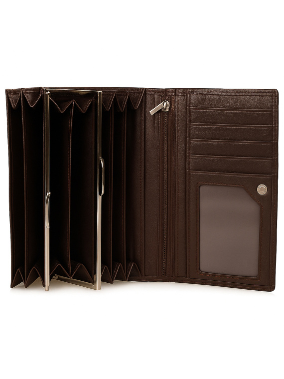 Portfel damski ze skóry naturalnej