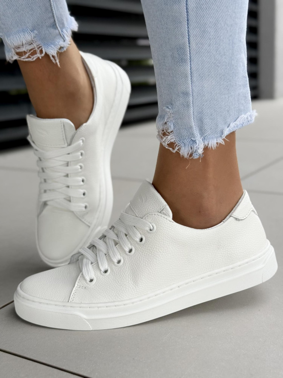 Sneakersy damskie OLEKSY ze skóry naturalnej Polskiej produkcji