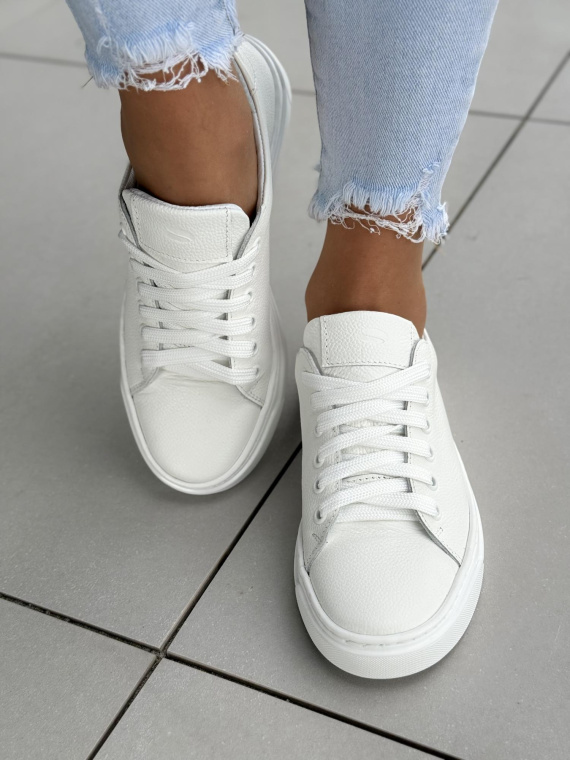 Sneakersy damskie OLEKSY ze skóry naturalnej Polskiej produkcji