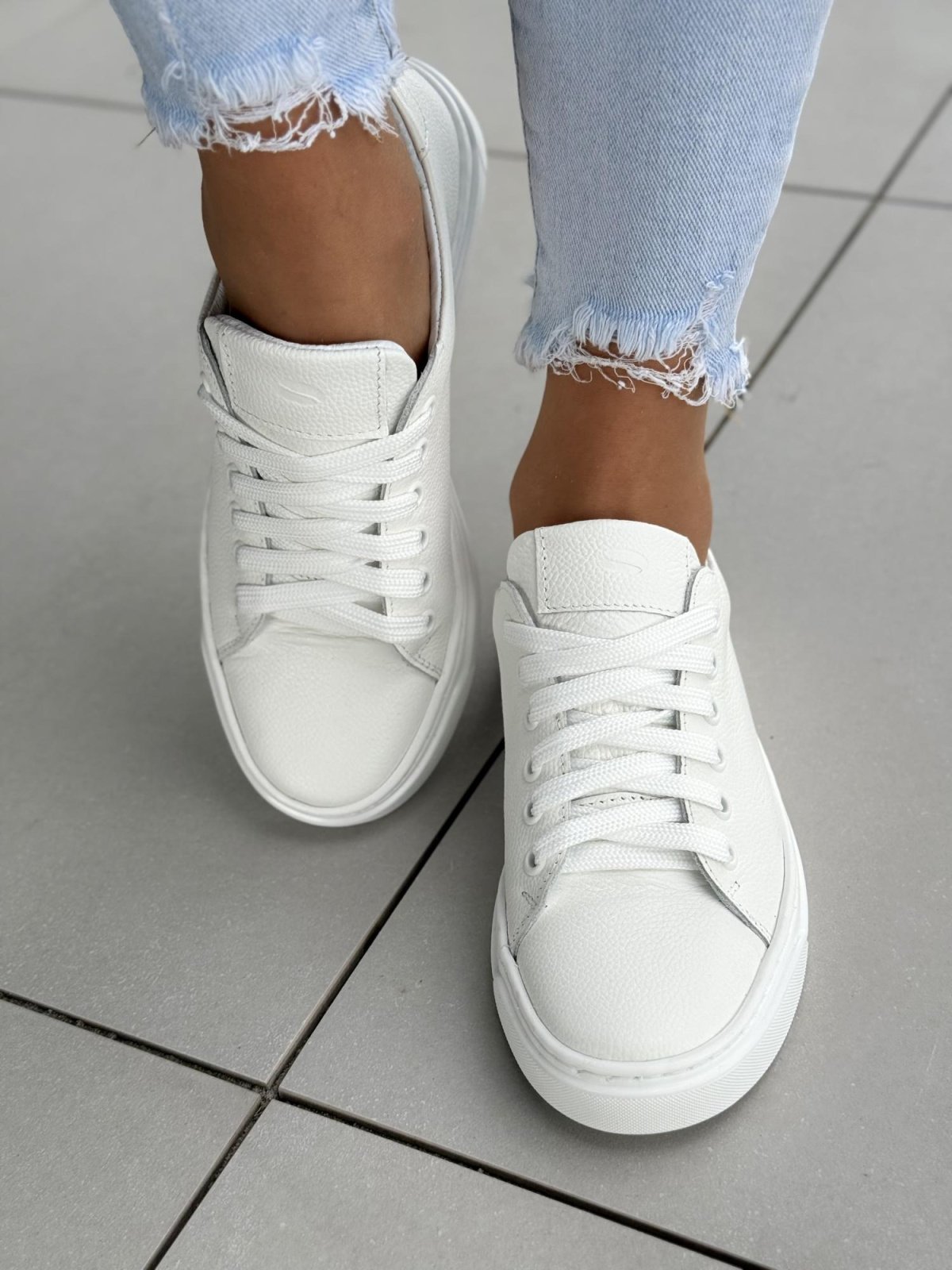 Sneakersy damskie OLEKSY ze skóry naturalnej Polskiej produkcji