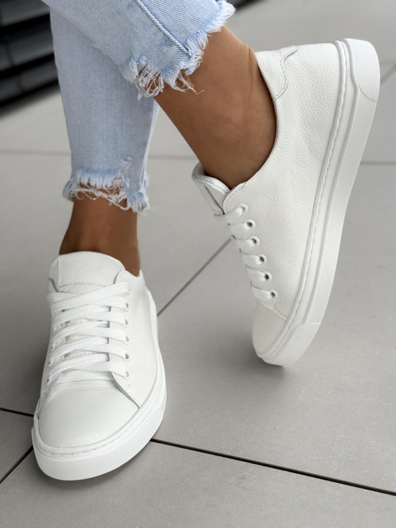 Sneakersy damskie OLEKSY ze skóry naturalnej Polskiej produkcji