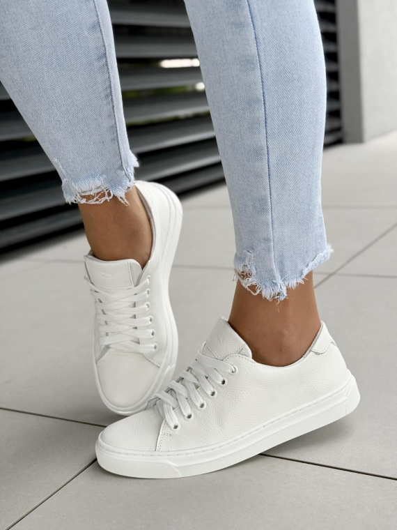 Sneakersy damskie OLEKSY ze skóry naturalnej Polskiej produkcji
